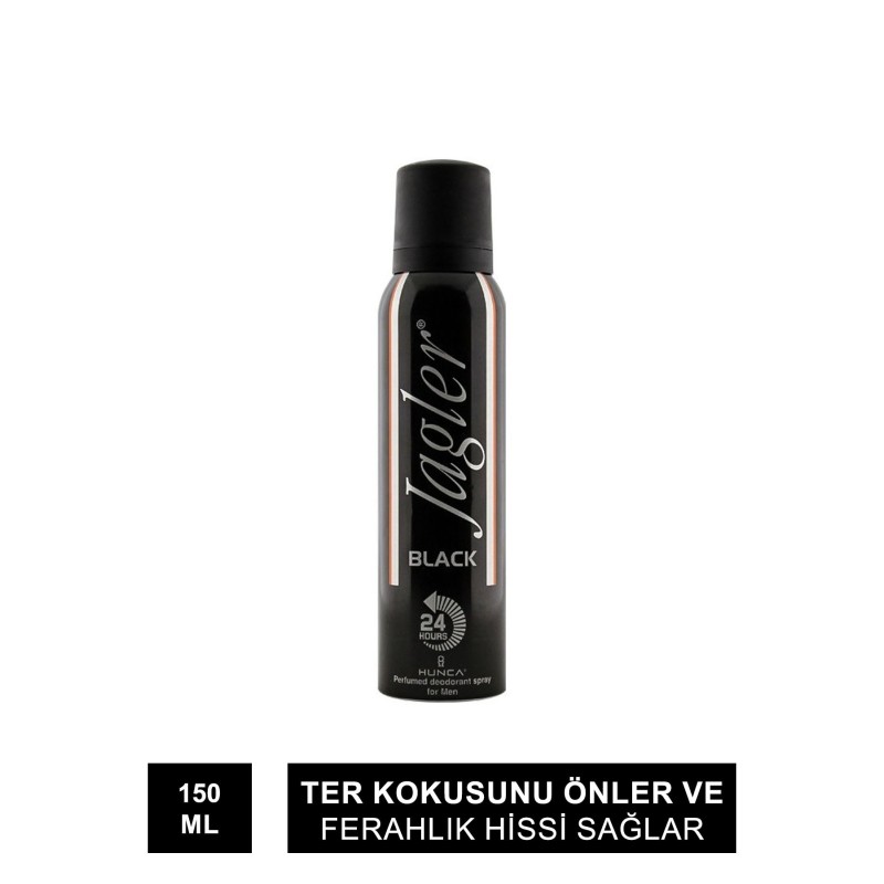 Jagler Deodorant Black Erkek 150ml Jagler Deodorant Black Erkek 150ml