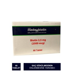 MedoHbiotin 2,5mg 60 Tablet (S.K.T 10-2023)