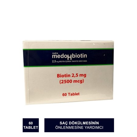 MedoHbiotin 2,5mg 60 Tablet (S.K.T 10-2023)