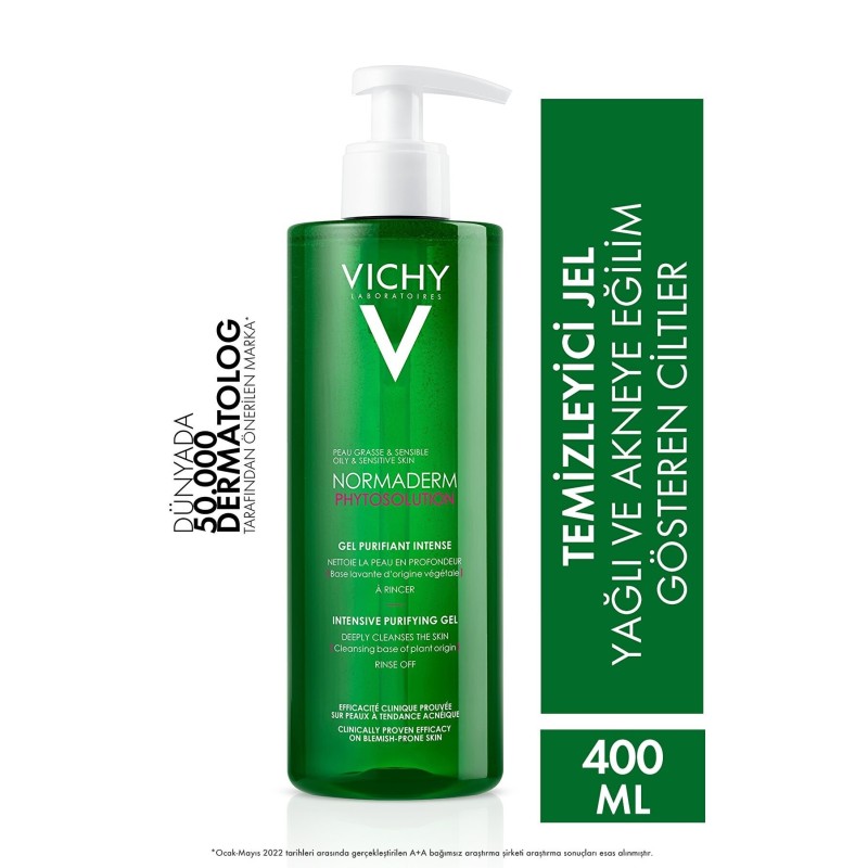 Vichy Normaderm Phytosolution Temizleyici Jel Yağlı/Akneye Eğilim Gösteren Ciltler Salisilik Asit Vichy Normaderm Phytosolution Temizleyici Jel Yağlı/Akneye Eğilim Gösteren Ciltler Salisilik Asit