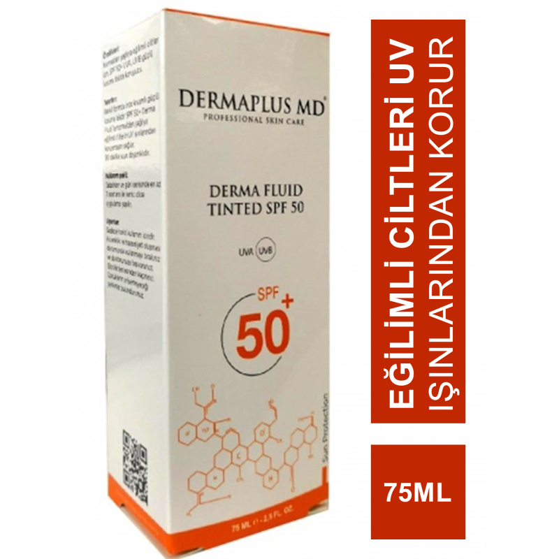 Dermaplus MD Derma Fluid Tinted SPF 50 (Medium) Güneş Kremi 75 ml Dermaplus MD Derma Fluid Tinted SPF 50 (Medium) Güneş Kremi 75 ml