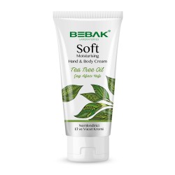 Bebak Soft Nemlendirici El ve Vücut Kremi 75 ml - Çay Ağacı Yağı