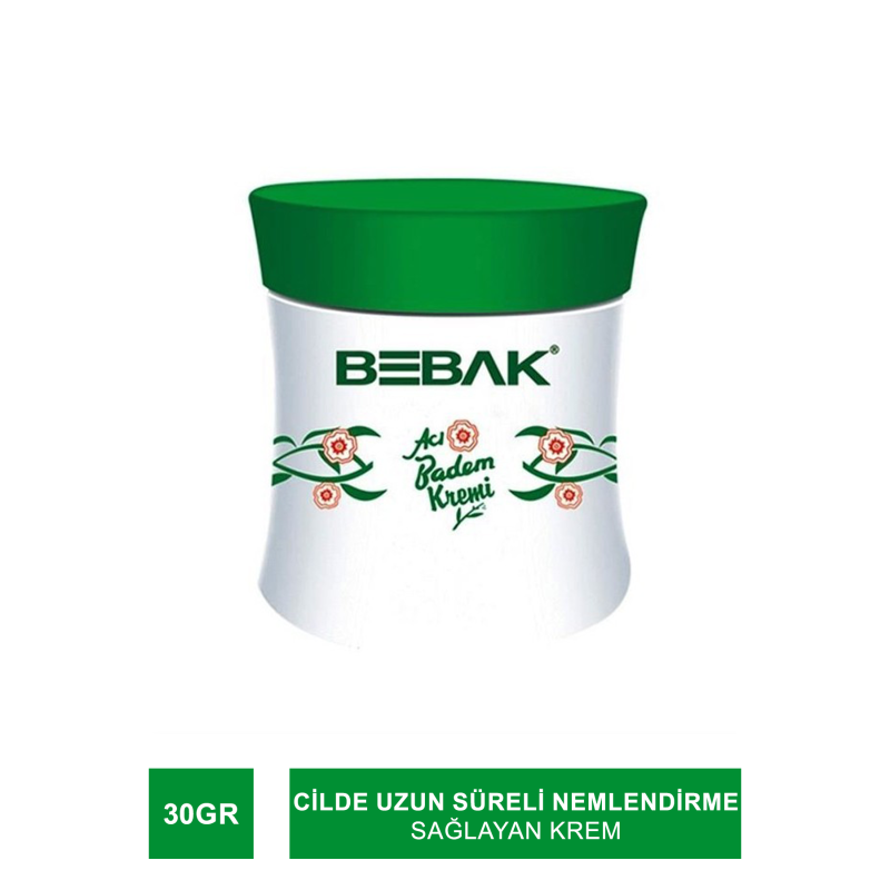 Bebak Acı Badem Kremi 30 gr Kavanoz
