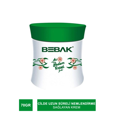 Bebak Acı Badem Kremi 70 gr Kavanoz