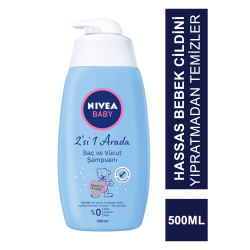 Nivea Baby 2'si 1 Arada Saç ve Vücut Şampuanı 500 ml