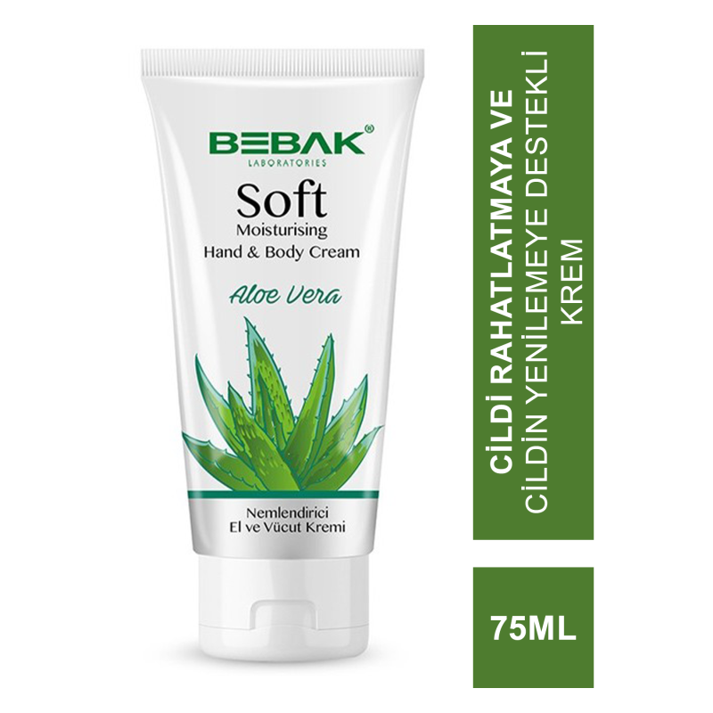 Bebak Soft Nemlendirici El ve Vücut Kremi 75 ml - Aloe Vera