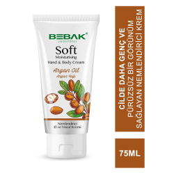 Bebak Soft Nemlendirici El ve Vücut Kremi 75 ml - Argan Yağı
