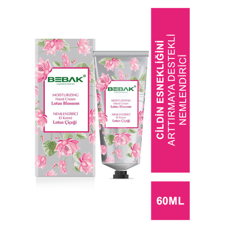 Bebak Lotus Çiçeği Nemlendirici El Kremi 60 ml