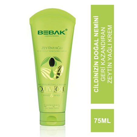 Bebak Zeytinyağlı El ve Vücut Kremi 75 ml