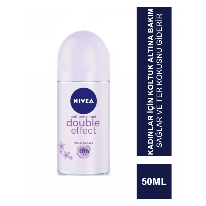 Nivea Deo Roll-On Double Effect 50 ml Kadın Nivea Deo Roll-On Double Effect 50 ml Kadın