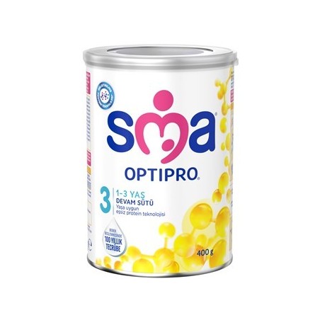 SMA OPTIPRO 3 400 gr 1-3 Yaş Devam Sütü