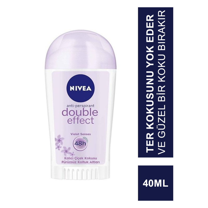 Nivea Deo Stick Double Effect 40 ml Kadın Nivea Deo Stick Double Effect 40 ml Kadın