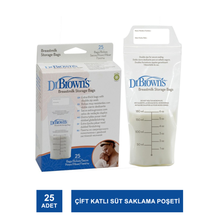 ​Dr.Browns Süt Saklama Poşeti 25 Adet