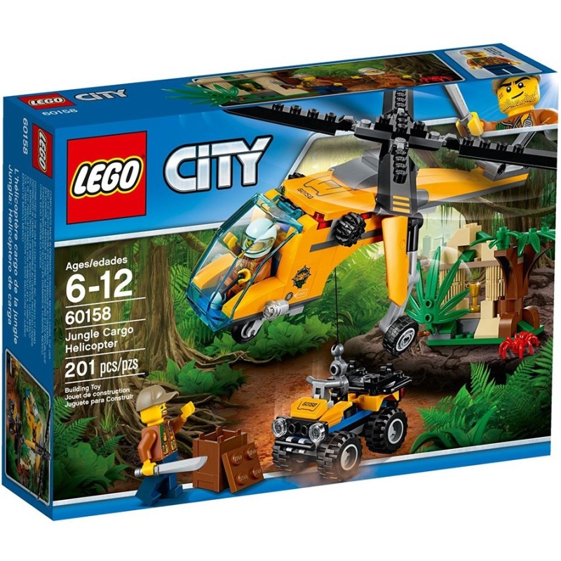 Lego City Orman Kargo Helikopteri 60158 Turuncu