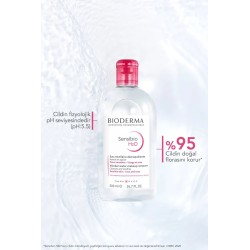 Bioderma Sensibio H2O Cilt ve Makyaj Temizleme Misel Suyu 850 ml
