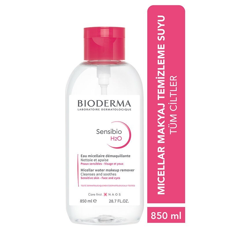 Bioderma Sensibio H2O Cilt ve Makyaj Temizleme Misel Suyu 850 ml (S.K.T 12-2025) Bioderma Sensibio H2O Cilt ve Makyaj Temizleme Misel Suyu 850 ml (S.K.T 12-2025)