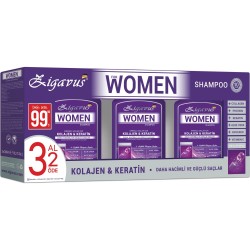 Zigavus Women Kolajen ve Keratin Şampuan 300 ml | 3 AL 2 ÖDE