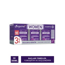 Zigavus Women Kolajen ve Keratin Şampuan 300 ml | 3 AL 2 ÖDE