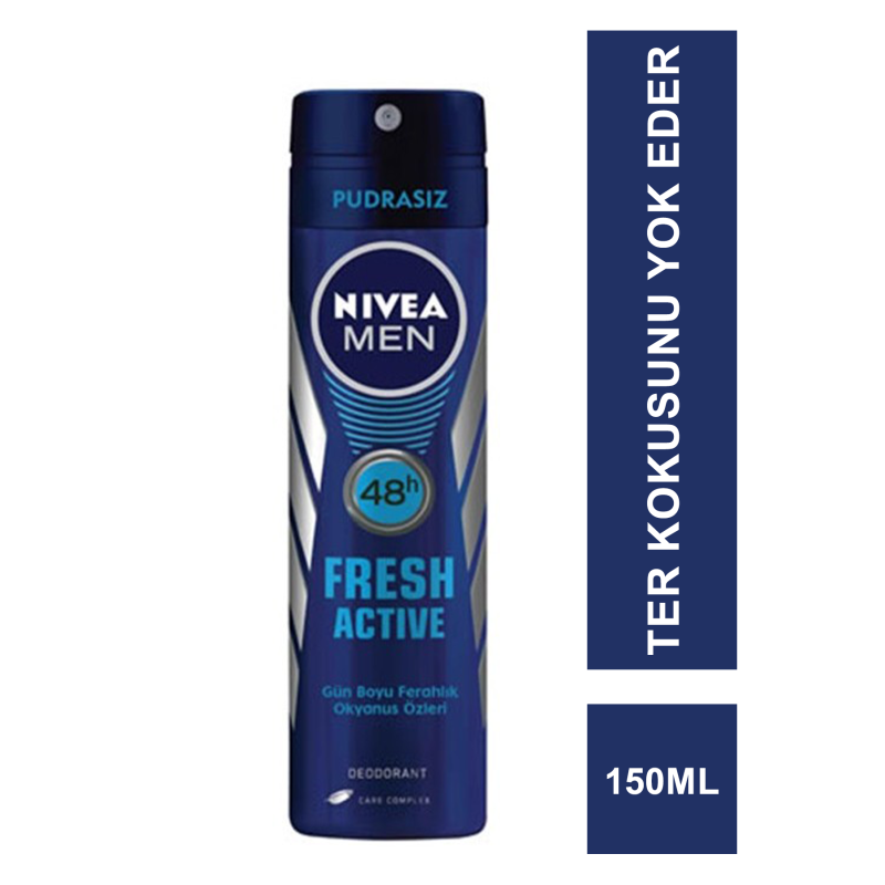Nivea Deodorant Fresh Active For Men 150 ml Erkek Nivea Deodorant Fresh Active For Men 150 ml Erkek