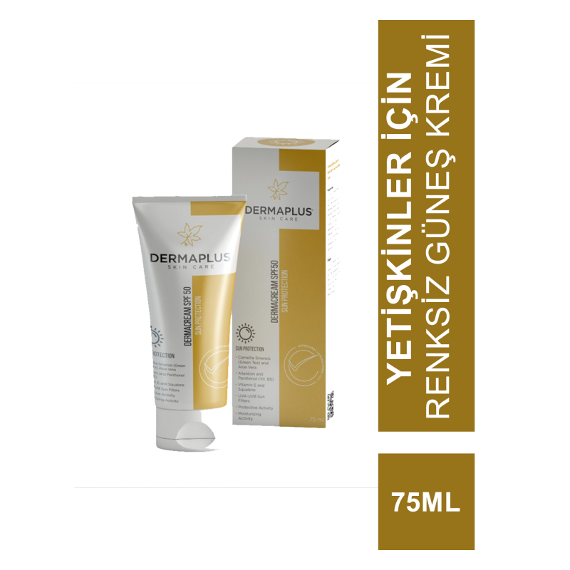DermaPlus MD Derma Cream Spf50 75 ml Renksiz Güneş Kremi