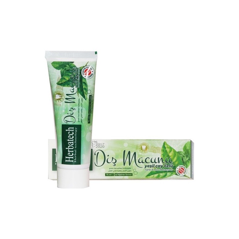 Herbatech Yeşil Çay Özlü Diş Macunu 75 ml