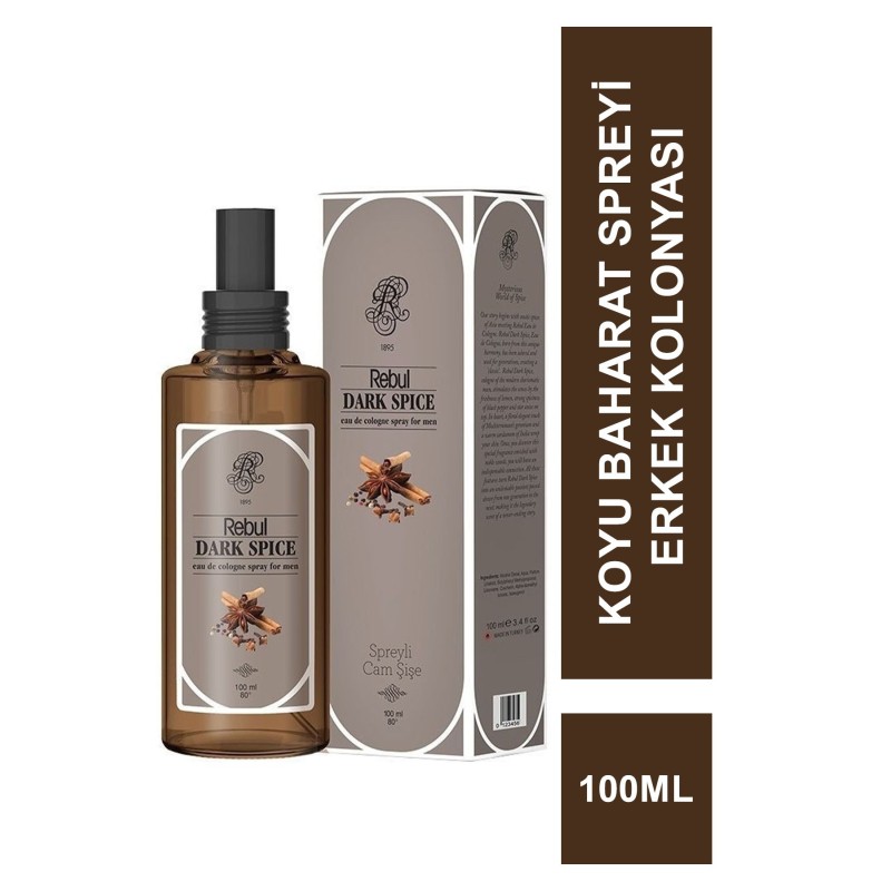 Rebul Dark Spice Sprey Kolonya 100 ml