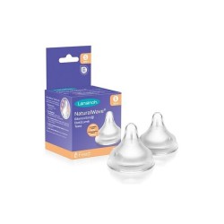 Lansinoh Natural Wave Biberon Emziği 2'li  Orta Akışlı