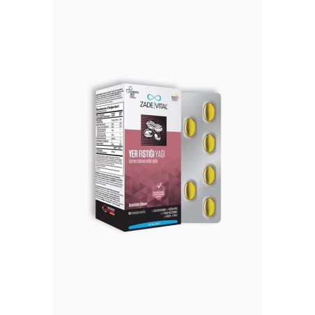 Zade Vital Yer Fıstığı Yağı 60 Yumuşak Kapsül