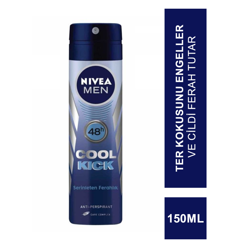 Nivea Deo For Men Cool Kick Spray Deodorant 150 ml Erkek