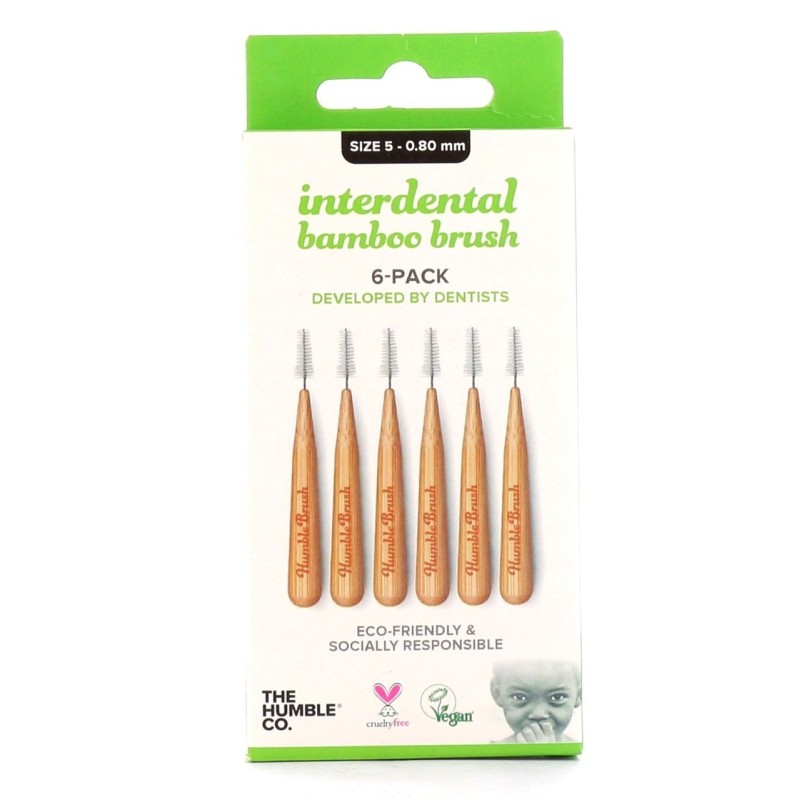 Humble Brush Bambu Diş Arası Fırçası 0.80mm 6 Adet