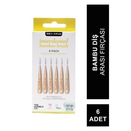 Humble Brush Bambu Diş Arası Fırçası 0.70mm 6 Adet