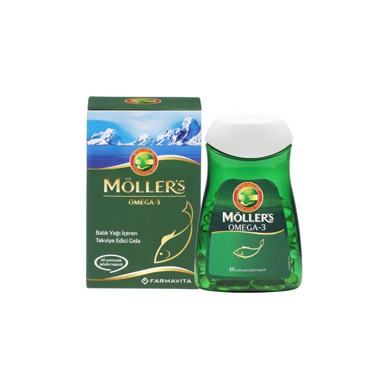 Möller's Omega 3 60 Kapsül (S.K.T 05-2024)