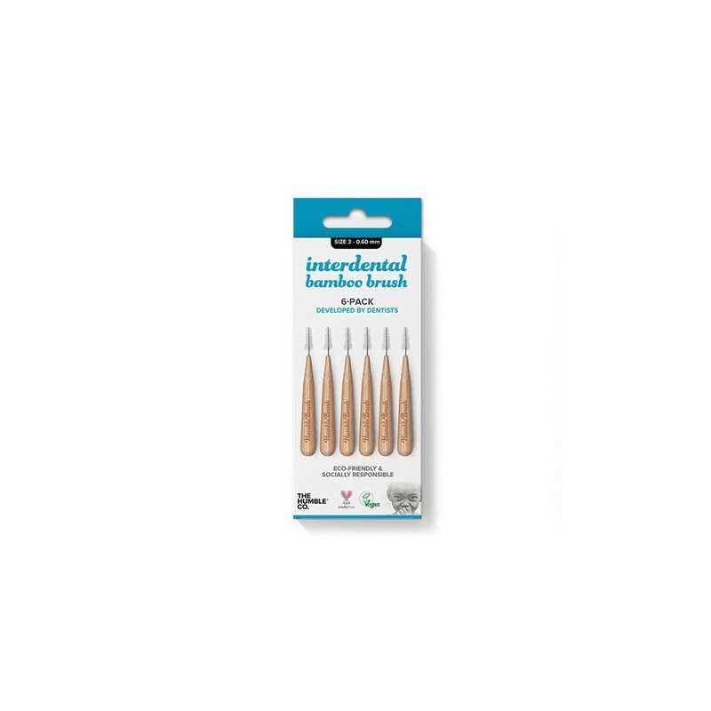Humble Brush Bambu Diş Arası Fırçası 0.60mm 6 Adet