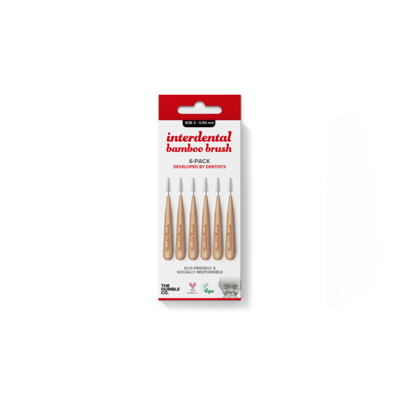 Humble Brush Bambu Diş Arası Fırçası 0.50mm 6 Adet