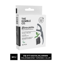 Humble Organik Diş İpi Kürdanlı-Kömürlü- 50li