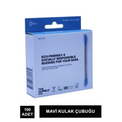 Humble Cotton Bambu Mavi Kulak Çubuğu 100 Adet