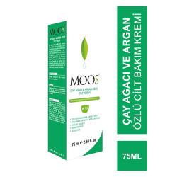 Moos Çay Ağacı ve Argan Özlü Cilt Bakım Kremi 75 ml