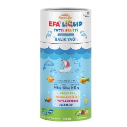 New Life Efa Liquid Tutti Frutti Balık Yağı 150 ml