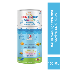 New Life Efa Liquid Tutti Frutti Balık Yağı 150 ml