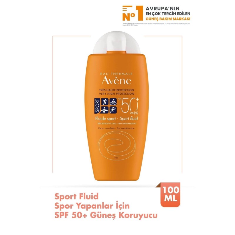 Avene Spf 50 Fluide Sport Güneş Koruyucu Krem 100 ml Avene Spf 50 Fluide Sport Güneş Koruyucu Krem 100 ml