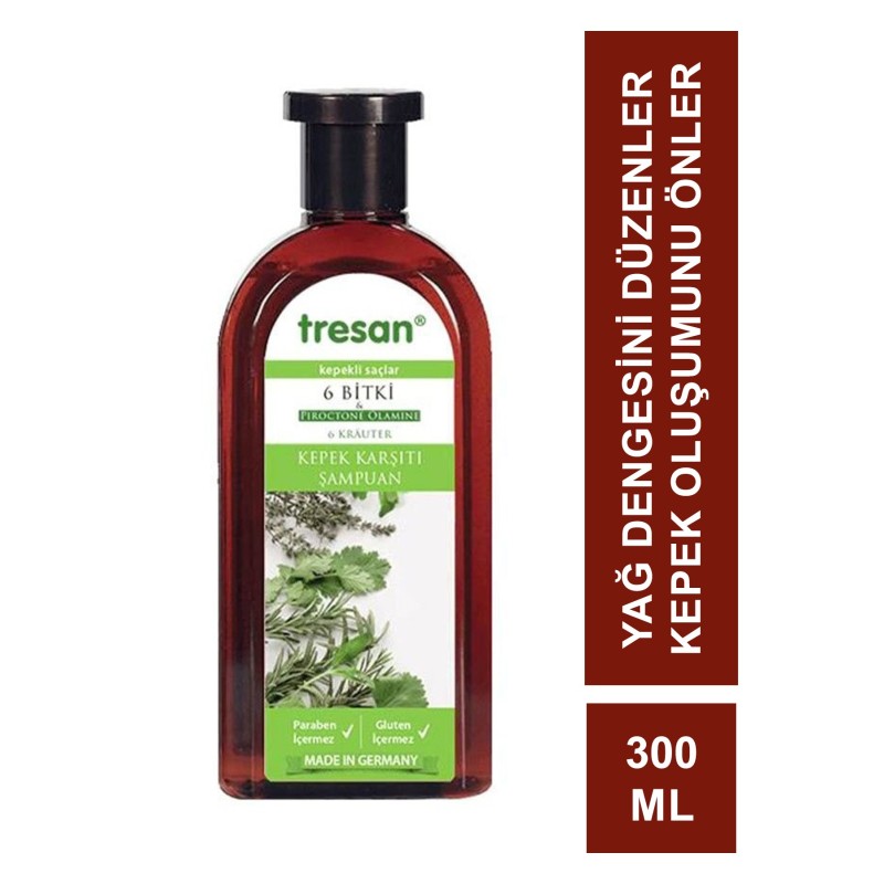 Tresan 6 Bitki Kepek Karşıtı Şampuan 300ml
