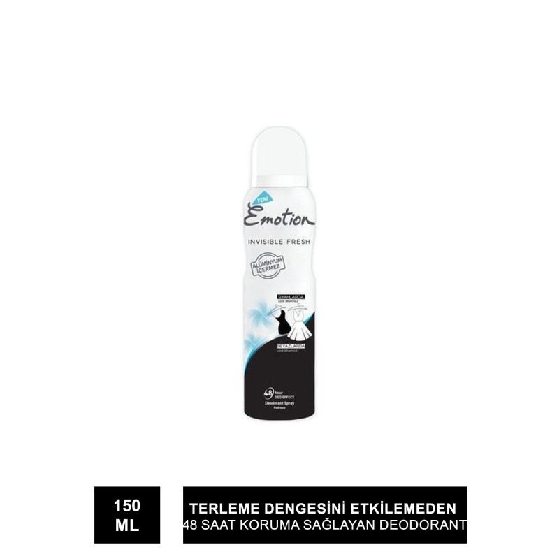 Emotion Black & White Kadın Deodorant 150 ml