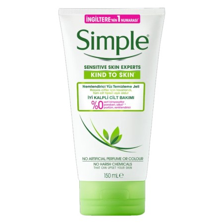 Simple Nemlendirici Yüz Temizleme Jeli 150ml