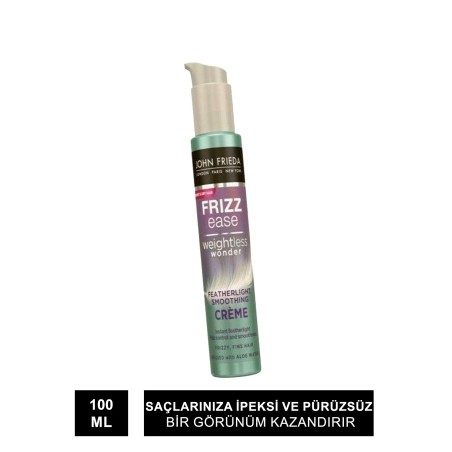 John Frieda Ağırlaştırmayan Saç Bakım Kremi - Weightless Wonder Featherlight Smoothing Crème 100 ml