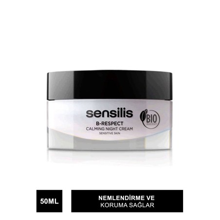 Sensilis B-Respect Calming Night Cream (Nemlendirici Gece Kremi) 50 ml