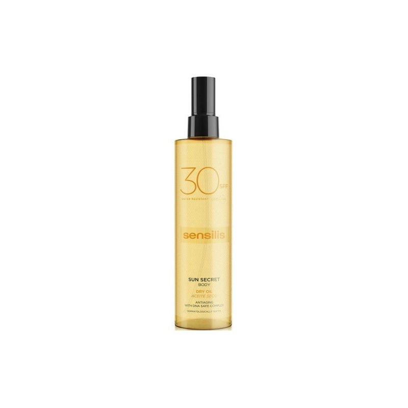 Sensilis Sun Secret Body Dry Oil spf30+ AntiAging 200 ml-Güneş Korumalı Nemlendirici Vücut Yağı Sensilis Sun Secret Body Dry Oil spf30+ AntiAging 200 ml-Güneş Korumalı Nemlendirici Vücut Yağı