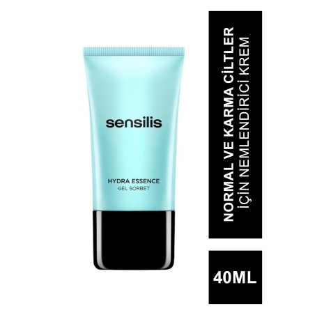 Sensilis Hydra Essence Gel Sorbet 40 ml-Normal Ve Karma Ciltler İçin Nemlendirici Krem (S.K.T 07-2024)