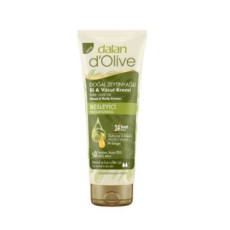 Dalan D'Olive Doğal Zeytinyağlı Tüp Krem 75 Ml- El ve Vücut Kremi