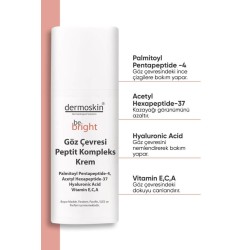 Dermoskin Be Bright Göz Çevresi Peptit Kompleks Krem 15 ml