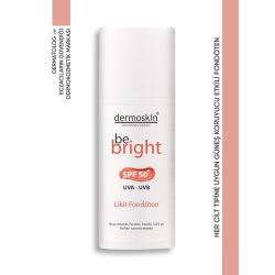 Dermoskin Be Bright SPF50+ Likit Fondöten 33ml - Medium